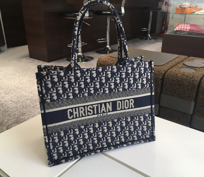 Christian Dior ブックトート スモール ネイビー - rehda.com