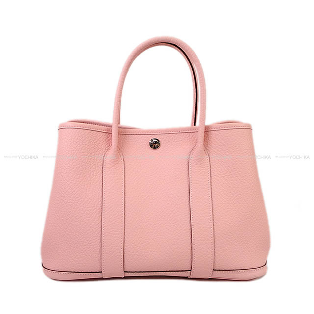 HERMES エルメス ハンドバッグ ガーデンパーティ 30 TPM ローズ