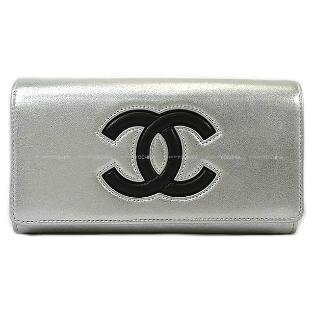 CHANEL　パイピング長財布