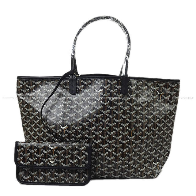 GOYARD ゴヤール トートバッグ サンルイ PM 黒 (ブラック) PVC ...