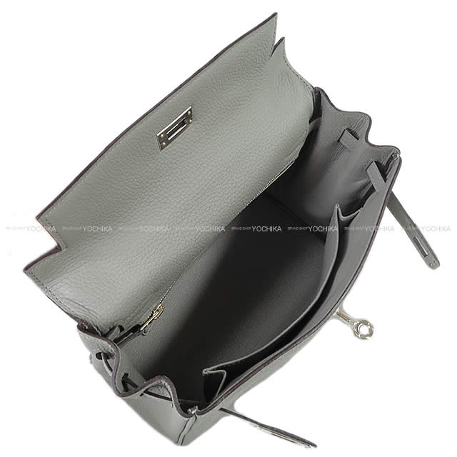 HERMES エルメス ハンドバッグ ケリー25 内縫い グリムエット トゴ シルバー金具 新品