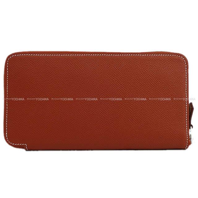 HERMES エルメス 長財布 アザップシルクイン 新たなる占星術 ブリック/キュイーブル/ブルーアンクル C刻印 新品未使用