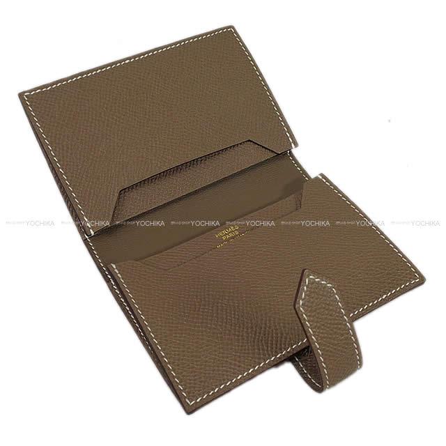 HERMES エルメス カードケース ベアン カードケース エトープ