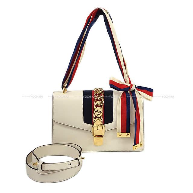 Gucci グッチ 2way シルヴィ スモール ショルダーバッグ 421882 オフ
