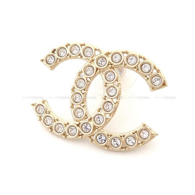 2019年 春夏 CHANEL シャネル ビッグ ココマーク ラインストーン