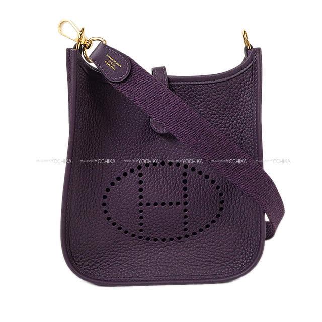 ≪新品≫ エルメス エヴリン 16 ミニ Mini TPM アマゾン ゴールド　シルバー金具 トリヨン W刻印 ショルダーバッグ ≪Brand  new≫ Hermes Evelyn mini 16 Amazone Bag Gold Silver Hardware Taurillon  Clemence 