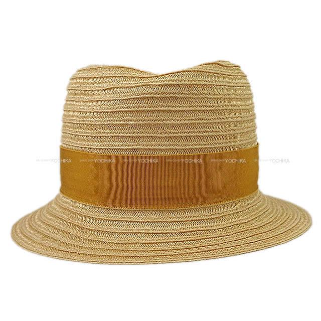 HERMES エルメス リネン ハット 帽子 58サイズ aq7262