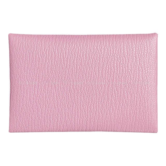 HERMES エルメス カードケース Calvi(カルヴィ) モーヴシルベストル シェーブル シルバー金具 新品 HERMES エルメス カードケース Calvi(カルヴィ) モーヴシルベストル シェーブル シルバー金具 新品