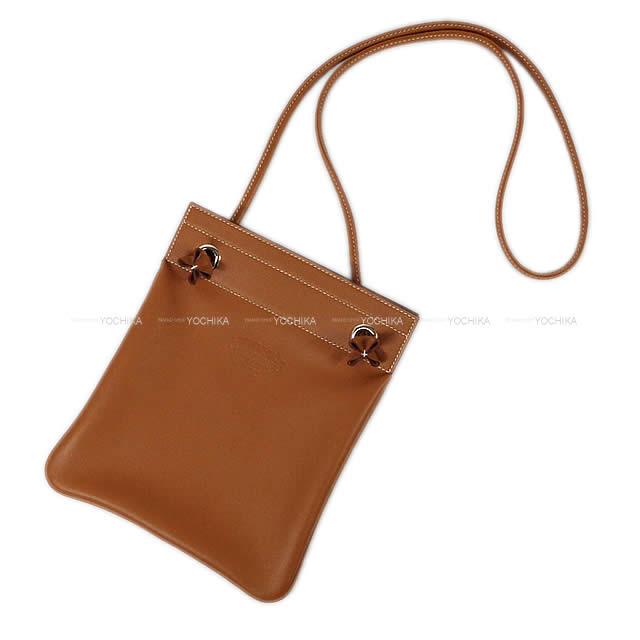 HERMES エルメス ショルダーバッグ アリーヌ ミニ ゴールド 