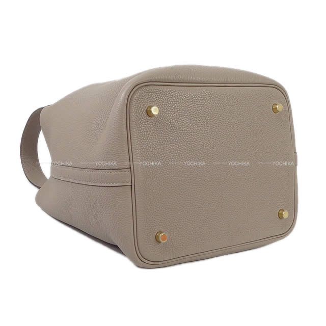 HERMES エルメス　ピコタンロックMM グリアスファルト エルメス / HERMES ピコタンロック MM グリアスファルト/ゴールド金具