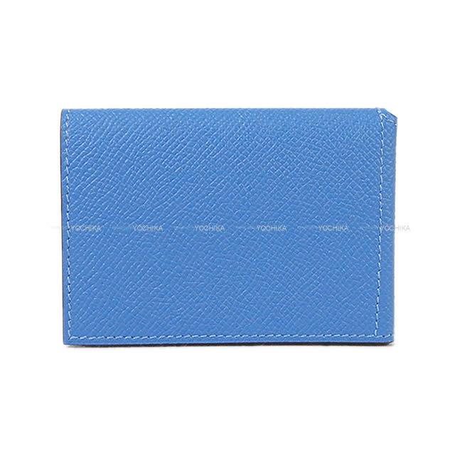 HERMES エルメス カードケース ガーンジー PM ブルーパラダイス
