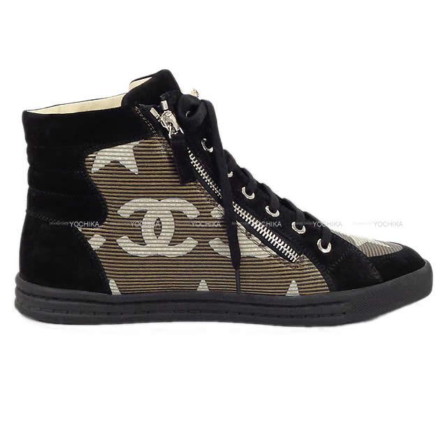 CHANEL シャネル 靴 レディース ハイカット 星 パリダラス パール 