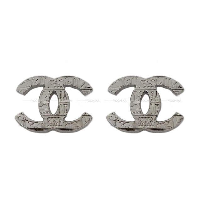 CHANEL(シャネル) ココマークスクエアピアス アクセサリー メタル シルバー銀 ガンメタル金具 F20S刻印 レディース 40802071600【アラモード】