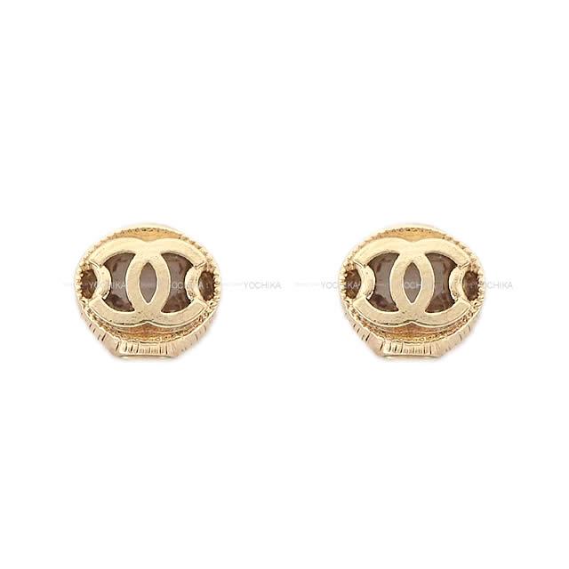 最終値下げCHANEL パリ本店購入　ココマーク　ピアス　ゴールド シャネル CHANEL ピアス ココマーク ロゴピアス CHANEL PIERCE