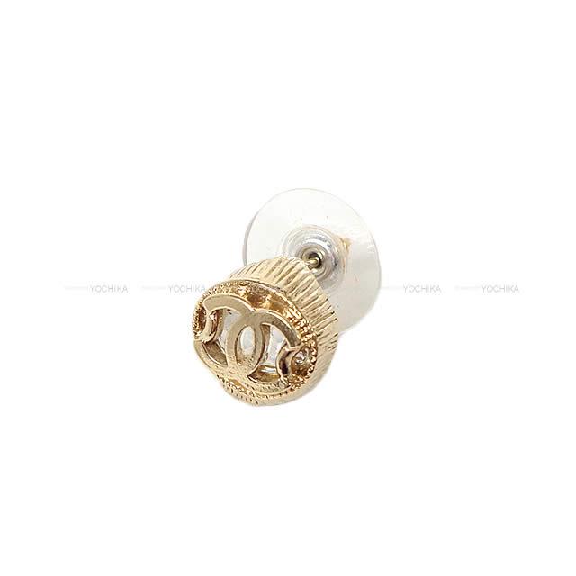 未使用　CHANEL ゴールド CCマーク ピアス CHANEL シャネル ピアス アクセサリー ミニ CCマーク ゴールド
