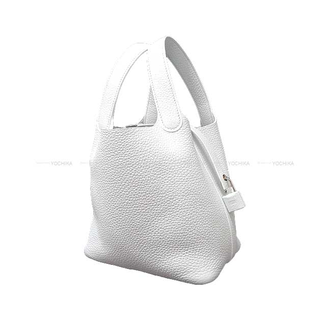 エルメス ピコタンロック 18 PM ホワイト トリヨンクレマンス ハンドバッグ HERMES エルメス ハンドバッグ ピコタンロックPM トリヨン