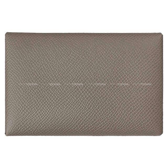 2020年春夏 エルメス カードケース Calvi(カルヴィ) ヴェルソ エタン/ヴェールクリケット エプソン 新品