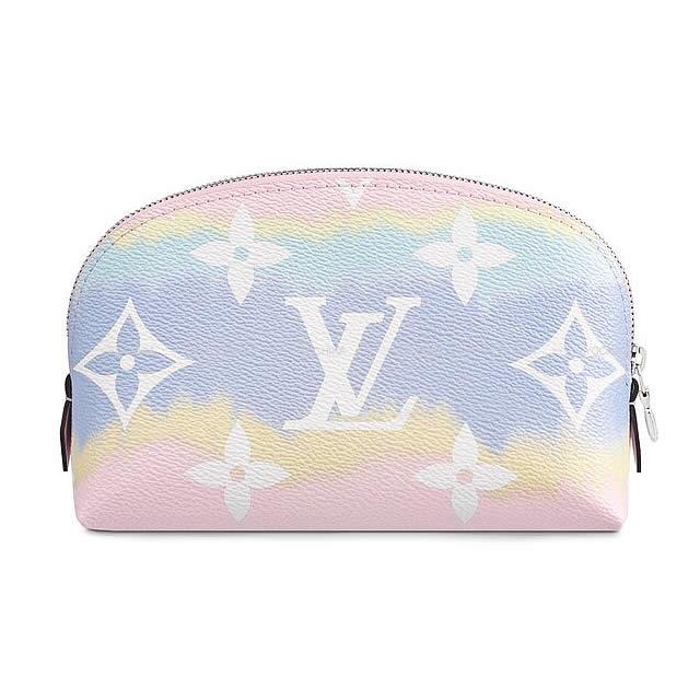 2020年夏 新作 LOUIS VUITTON ルイ・ヴィトン LVエスカル ポシェット・コスメティック ポーチ パステル ジャイアントモノグラム  シルバー金具 M69139 新品