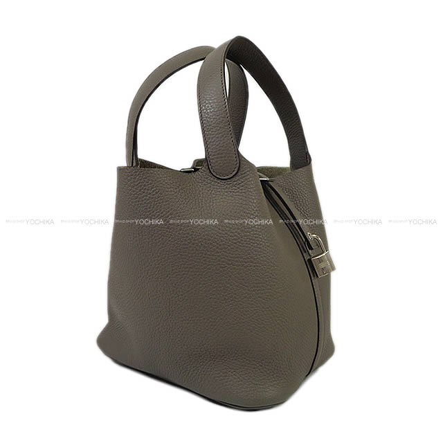 HERMES エルメス ハンドバッグ ピコタンロック 22 MM エタン トリヨン