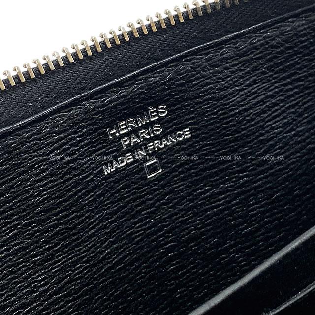 HERMES エルメス 長財布 アザップロング 黒(ブラック