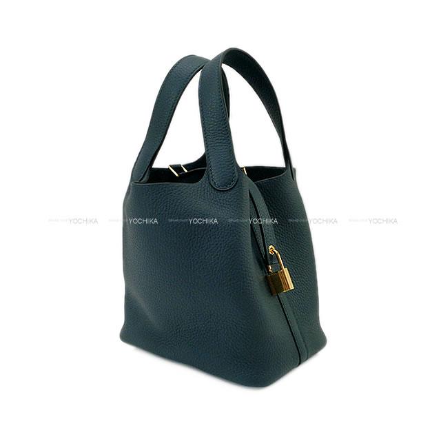 HERMES★エルメス ピコタンロックＭＭ コルヴェール Aランク エルメス ピコタンロック18 PM ゴーチーム スイフト×フェルト