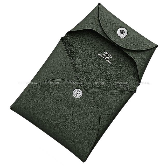 HERMES【エルメス】コインケース　バスティアマッシュルーム×ヴェールフィズ HERMES エルメス コインケース バスティア ヴェールアングラス