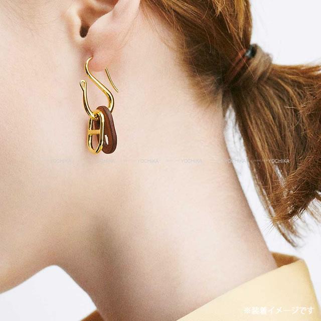 2020年 春夏 HERMES エルメス ピアス シェーヌダンクル 