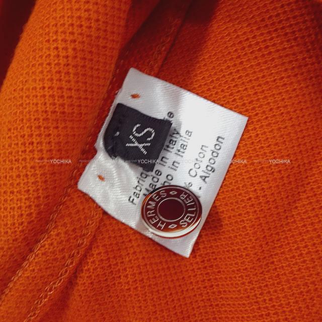 HERMES エルメス メンズ 半袖 バイカラー セリエボタン