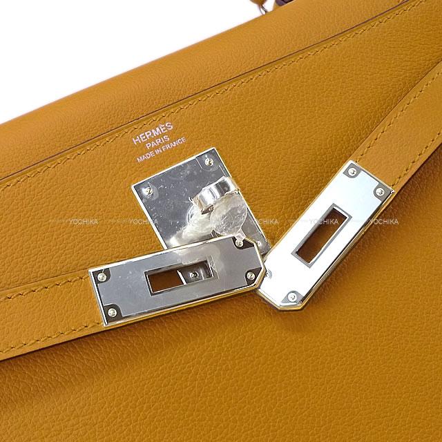 HERMES エルメス ハンドバッグ ケリー28 内縫い ヴェルソ キャラメルX 