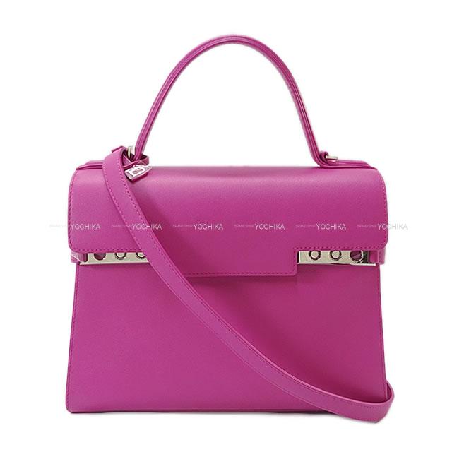 Delvaux デルボー デルヴォー 2way ショルダー ハンドバッグ タンペート Mm ピンク カーフ シルバー金具 新品 Delvaux デルボー デルヴォー 2way ショルダー ハンドバッグ タンペート Mm ピンク カーフ シルバー金具 新品
