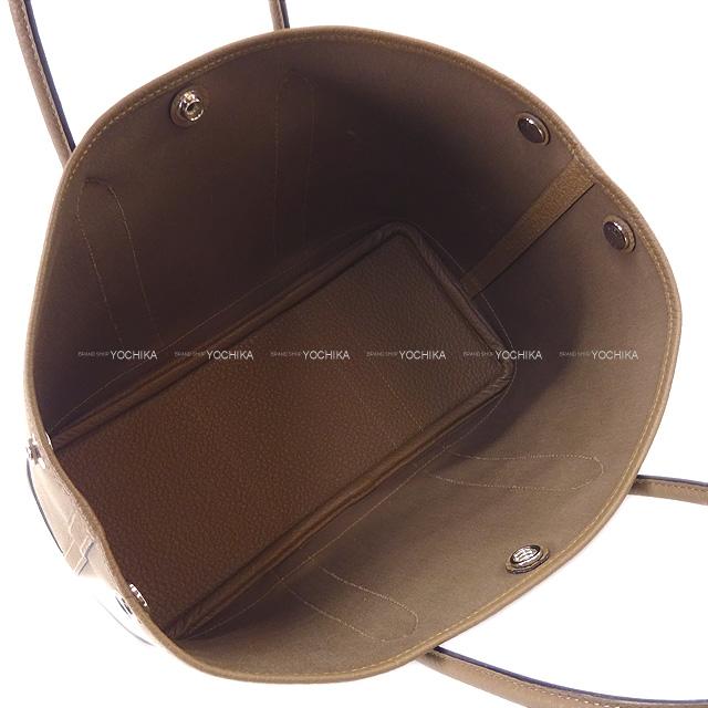 HERMES エルメス ハンドバッグ ガーデンパーティ 30 TPM 黒(ブラック)