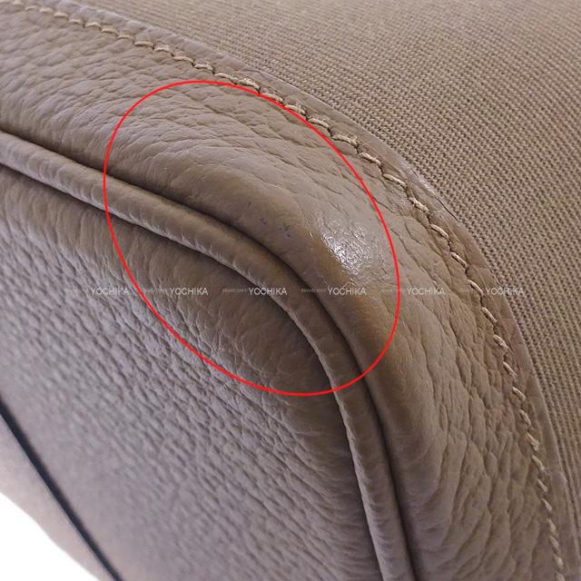HERMES エルメス ハンドバッグ ガーデンパーティ 30 TPM 黒(ブラック)