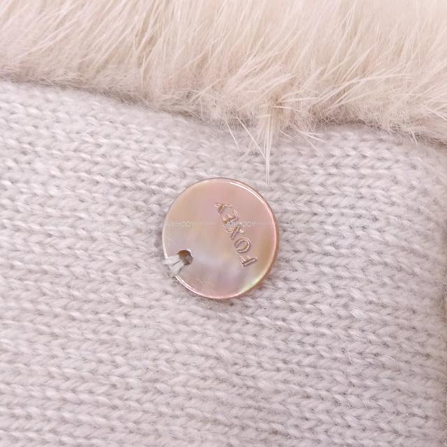 FOXEY フォクシー ティペット マフラー ミンクウォーム ストール スモーキーピンク カシミヤＸミンク 37459 新品未使用