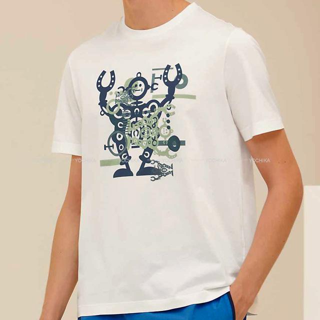 HERMES プリントTシャツ S ヴィンテージ