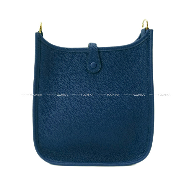 【人気♪】HERMES ミニエヴリン TPM 16サイズ ブルーサフィール HERMES エルメス エヴリン(エブリン) 16 TPM ディープブルー