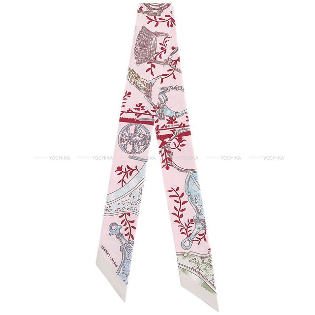 ☆美品☆ エルメス スカーフ ツイリー 鐙リミックス ローズペール/ボルドー 21052126-1.jpg
