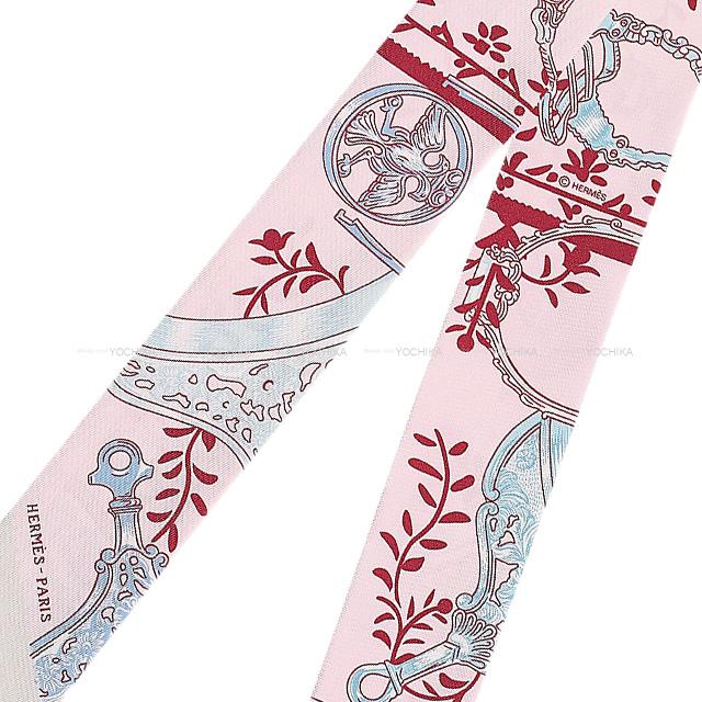 ☆美品☆ エルメス スカーフ ツイリー 鐙リミックス ローズペール/ボルドー 21052126-1.jpg