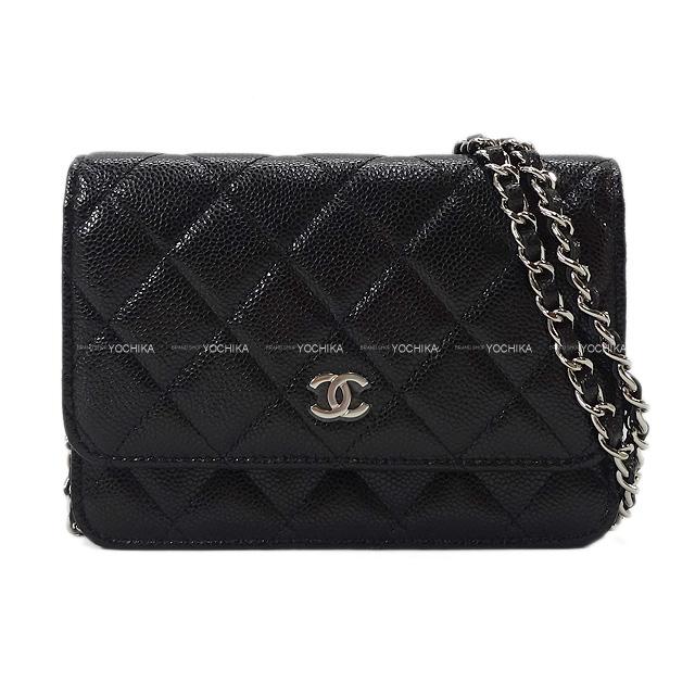 CHANEL シャネル マトラッセ スモール チェーンウォレット ショルダーバッグ 黒(ブラック)/ボルドー AP1649 新品