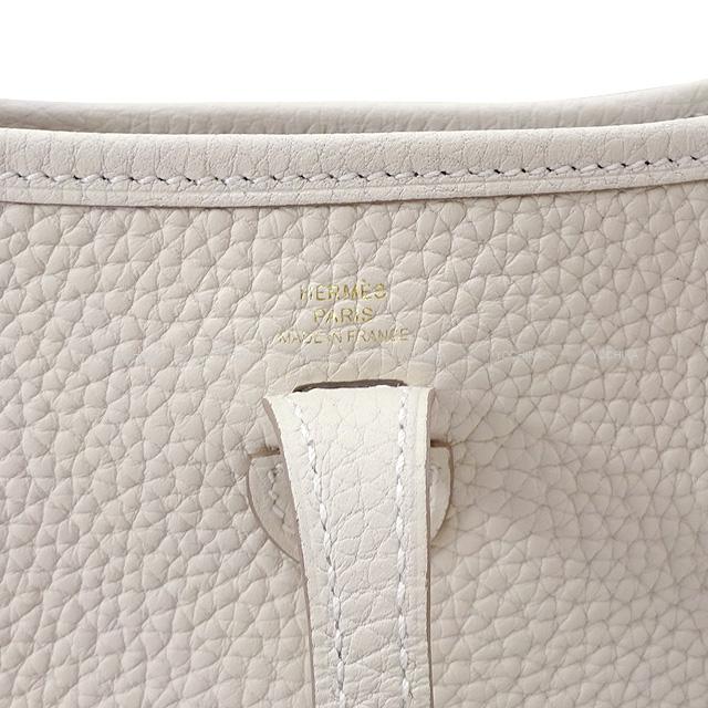 HERMES エルメス ショルダーバッグ ミニ エブリン エヴリン 16 TPM アマゾン クレ/白 トリヨン 新品