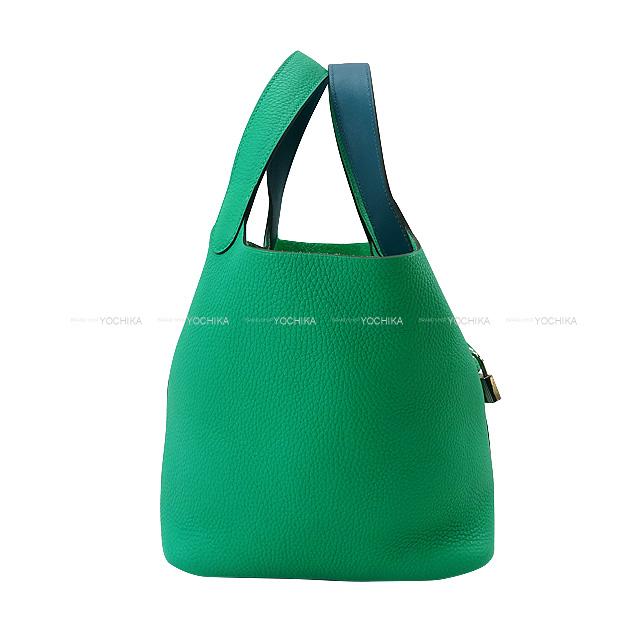 レア色 Vert Mangrove【HERMES】ピコタンロック 22 MM バッグ HERMES （新品・未使用品）エルメス ピコタンロック 22 MM