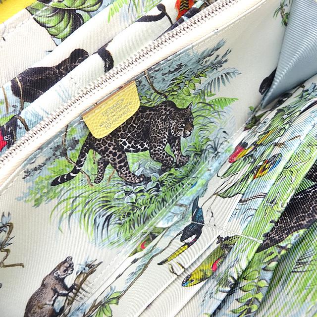 HERMES エルメス 長財布 アザップシルクイン 赤道直下 ジョーヌ