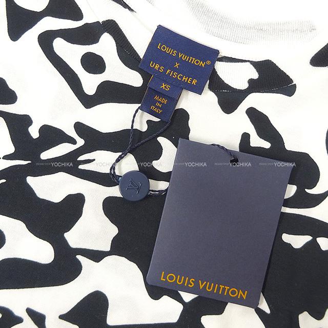 2021年秋冬 LOUIS VUITTON ルイ・ヴィトン 半袖Tシャツ LVxUF ウルスフィッシャー レディース 白(ホワイト)/黒(ブラック) コットン XS 1A8B4B 新品未使用