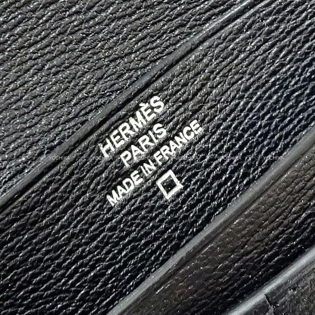 HERMES エルメス 財布 ベアンコンパクト 黒(ブラック 