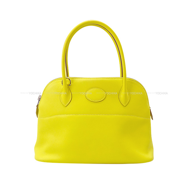 HERMES エルメス ショルダーバッグ ボリード27 ライム スイフト シルバー金具 D刻印 SAランク【中古】 HERMES エルメス ショルダーバッグ ボリード27 ライム スイフト シルバー金具 D刻印 SAランク【中古】