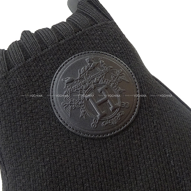 HERMES エルメス ブーツ アンクルショートブーツ ヴォルヴェール60 黒