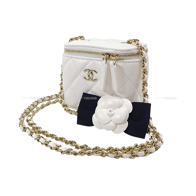 ウトレット 値段 - CHANEL マトラッセ ココマーク バニティ チェーン