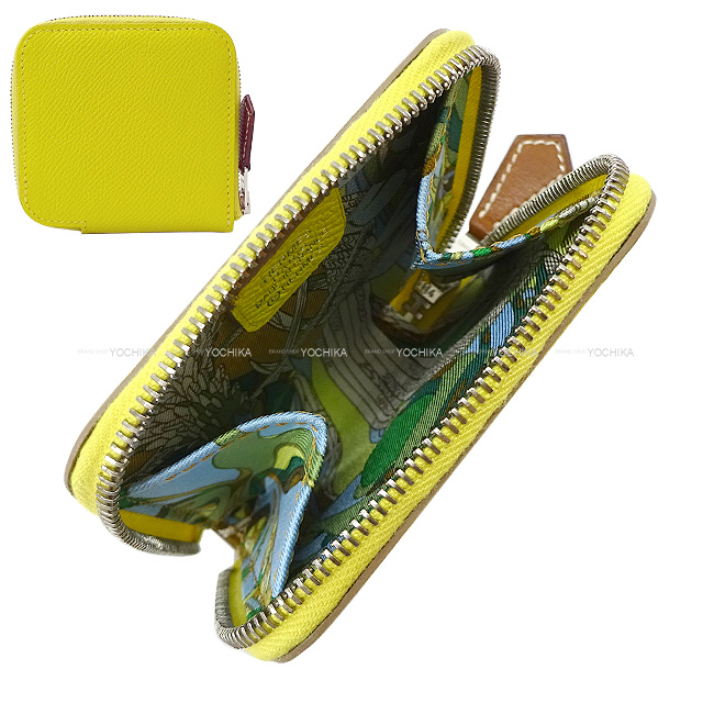 HERMES エルメス コインケース アザップシルクイン ミニ 空想の植物誌