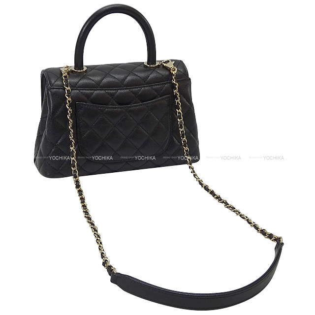 CHANEL シャネル ショルダーバッグ マトラッセ ココハンドル 24 