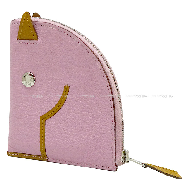 HERMES エルメス コインケース 馬型 パドック モーヴシルベストル 