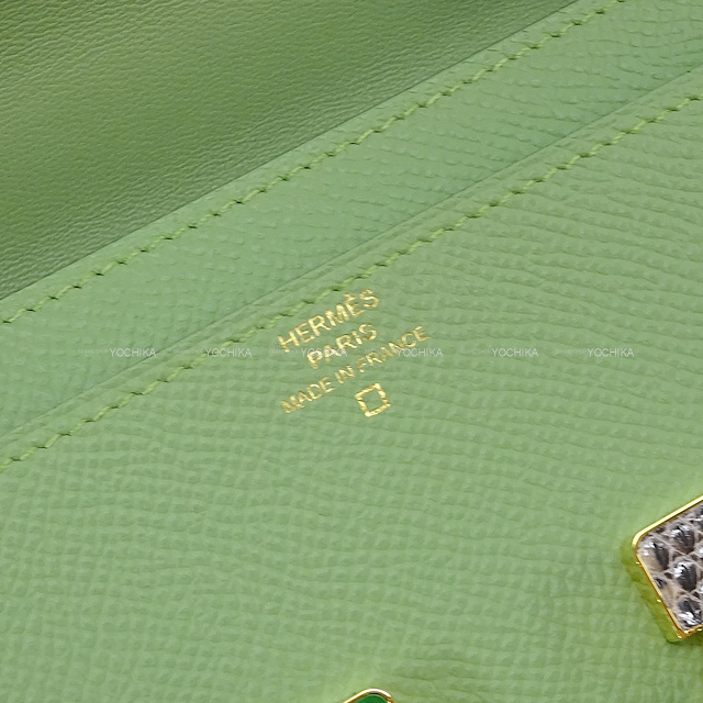 HERMES エルメス 長財布 コンスタンスロング トゥーゴー ヴェール